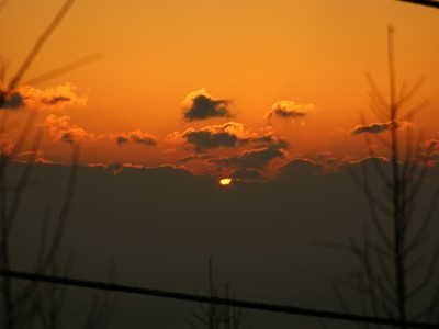 2010년 일출(무룡산)