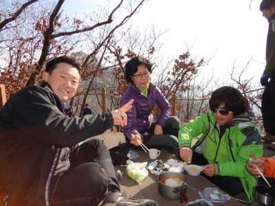 통일산악회 1월 계룡산 산행