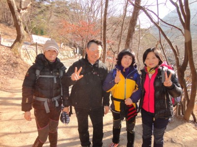 통일산악회 1월 계룡산 산행