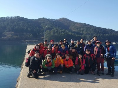 통산 송년산행 사량도