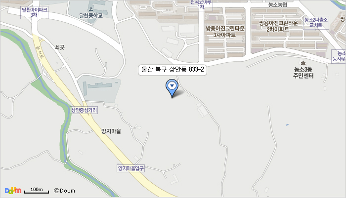 상안농원 찾아오시는길 지도